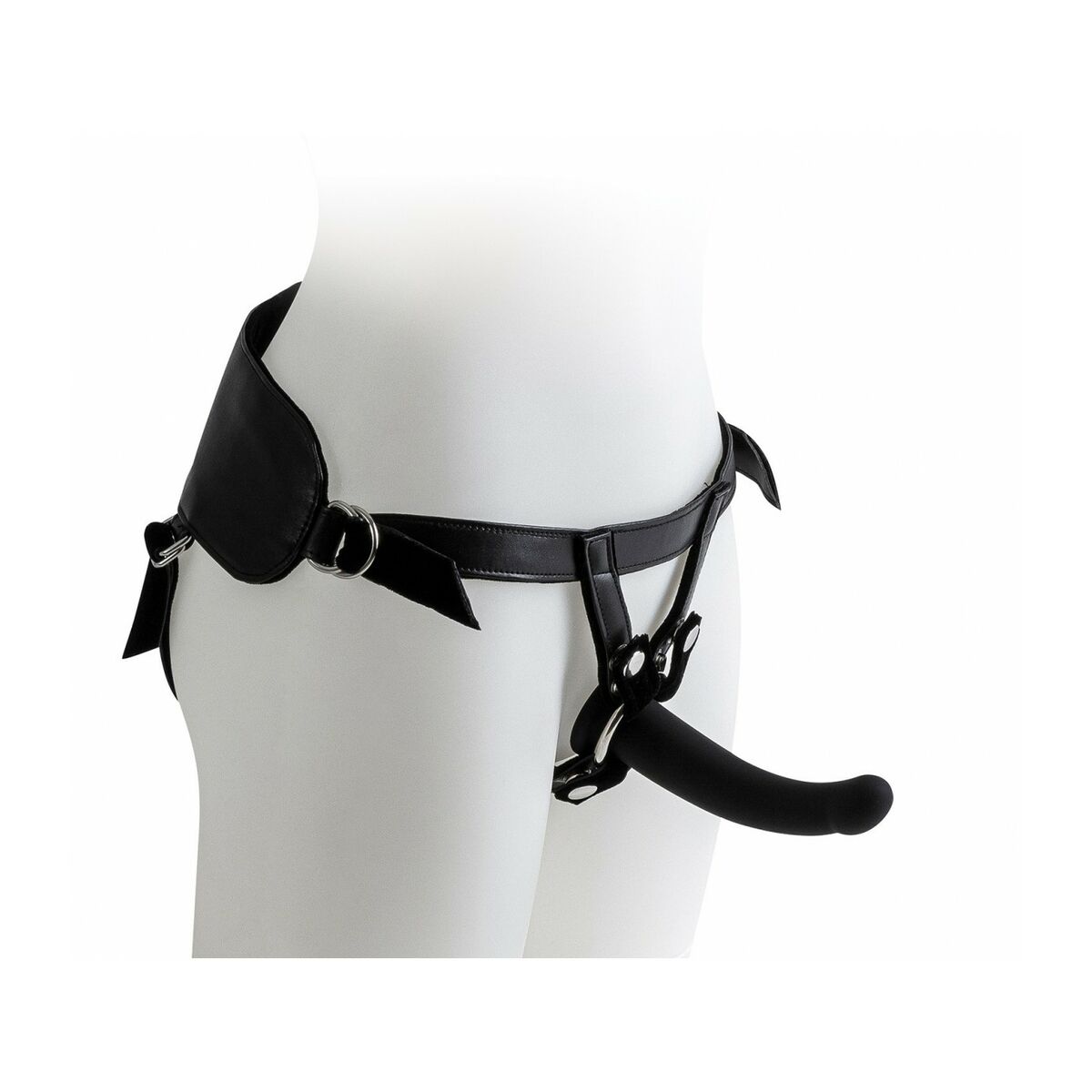 Dildo cu ham Virgite Negru S/M/L